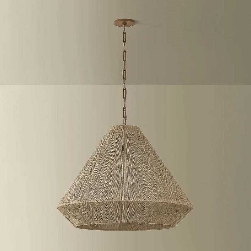 Troy F1630 Keats 4-lt 30" Pendant - Patina Brass
