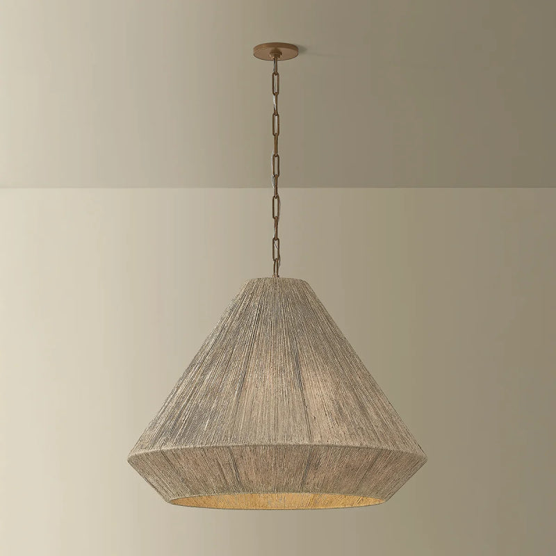 Troy F1630 Keats 4-lt 30" Pendant - Patina Brass