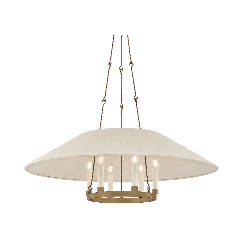 Troy F1638 Archive 6-lt 38" Chandelier