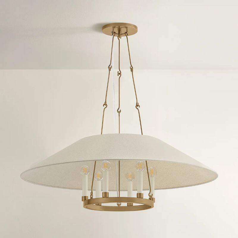 Troy F1638 Archive 6-lt 38" Chandelier