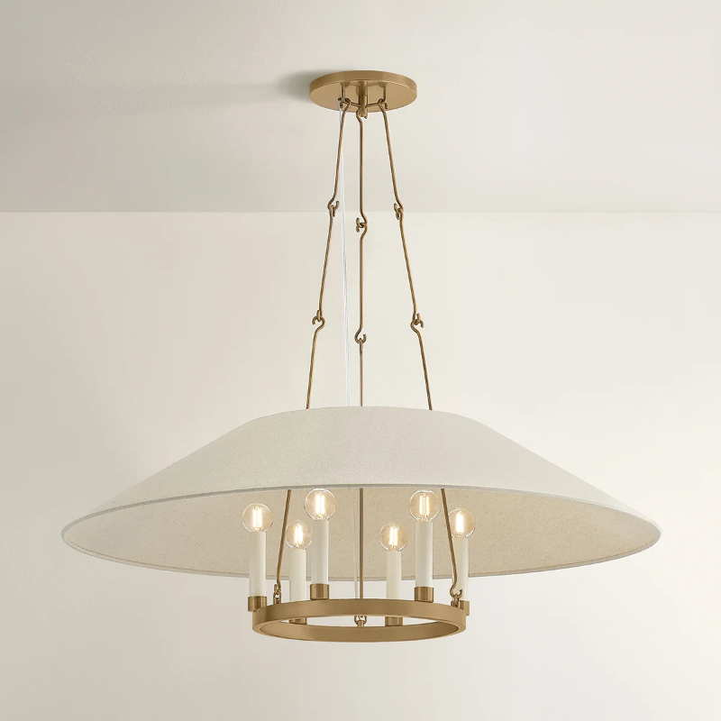 Troy F1638 Archive 6-lt 38" Chandelier