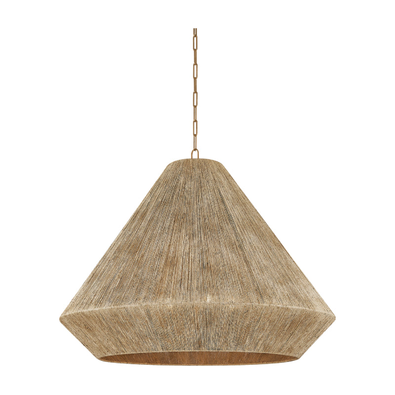Troy F1640 Keats 5-lt 40" Pendant - Patina Brass