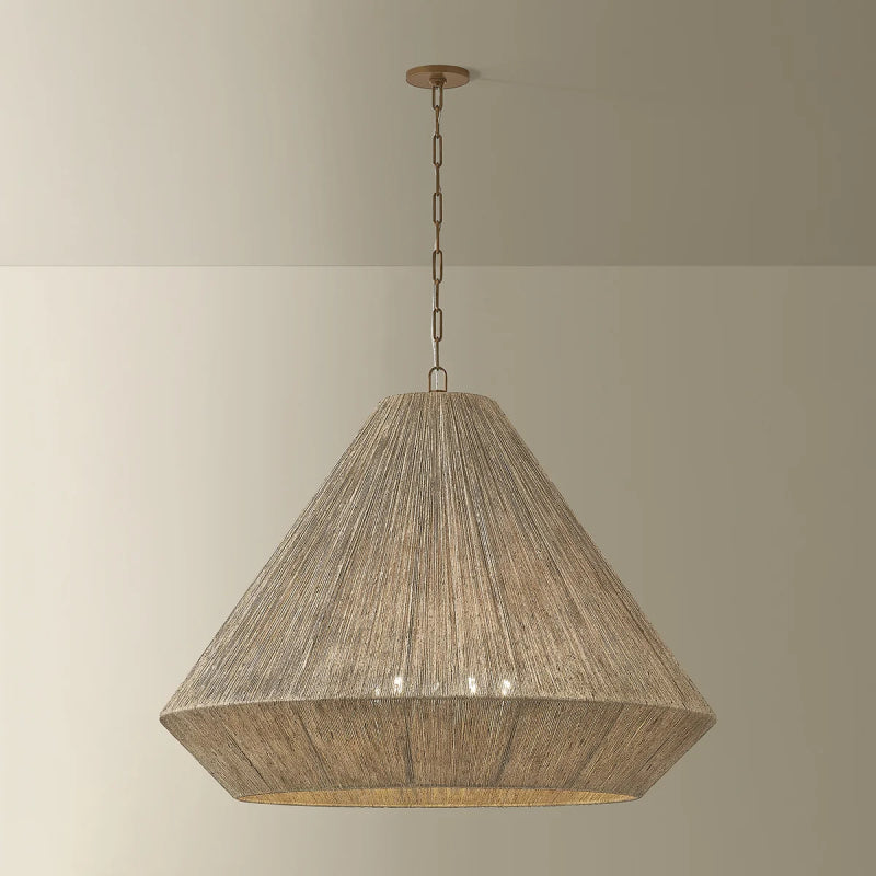 Troy F1640 Keats 5-lt 40" Pendant - Patina Brass