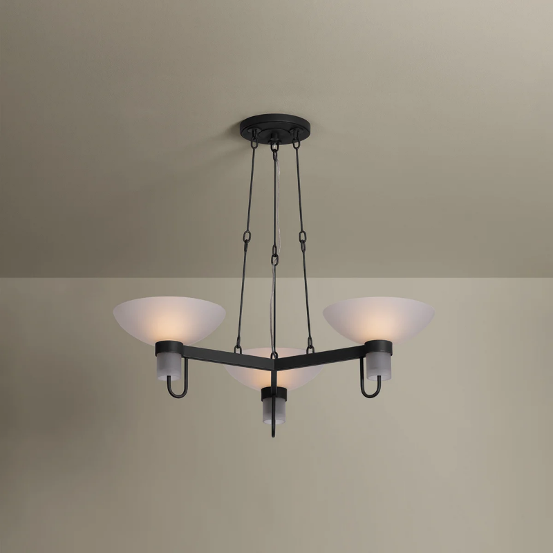 Troy F1730 Arturo 3-lt 30" Chandelier