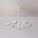 Troy F2040 Arcata 6-lt 40" Chandelier - Gesso White