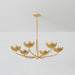 Troy F2040 Arcata 6-lt 40" Chandelier - Vintage Gold Leaf
