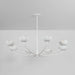 Troy F2048 Arcata 8-lt 55" Chandelier - Gesso White