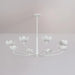 Troy F2048 Arcata 8-lt 55" Chandelier - Gesso White
