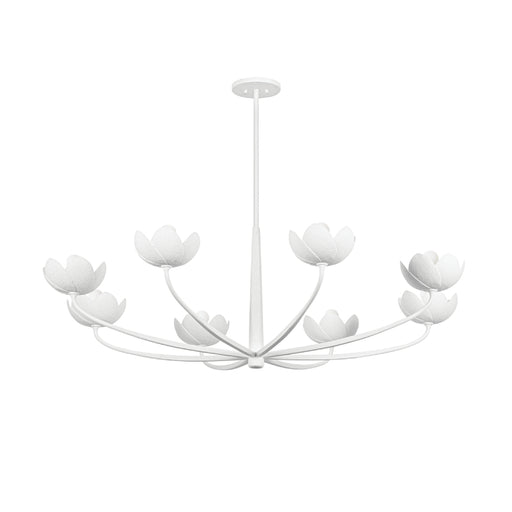 Troy F2048 Arcata 8-lt 55" Chandelier - Gesso White