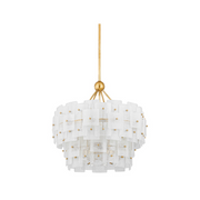 Troy F2124 Jacik 6-lt 24" Chandelier - Vintage Gold Leaf
