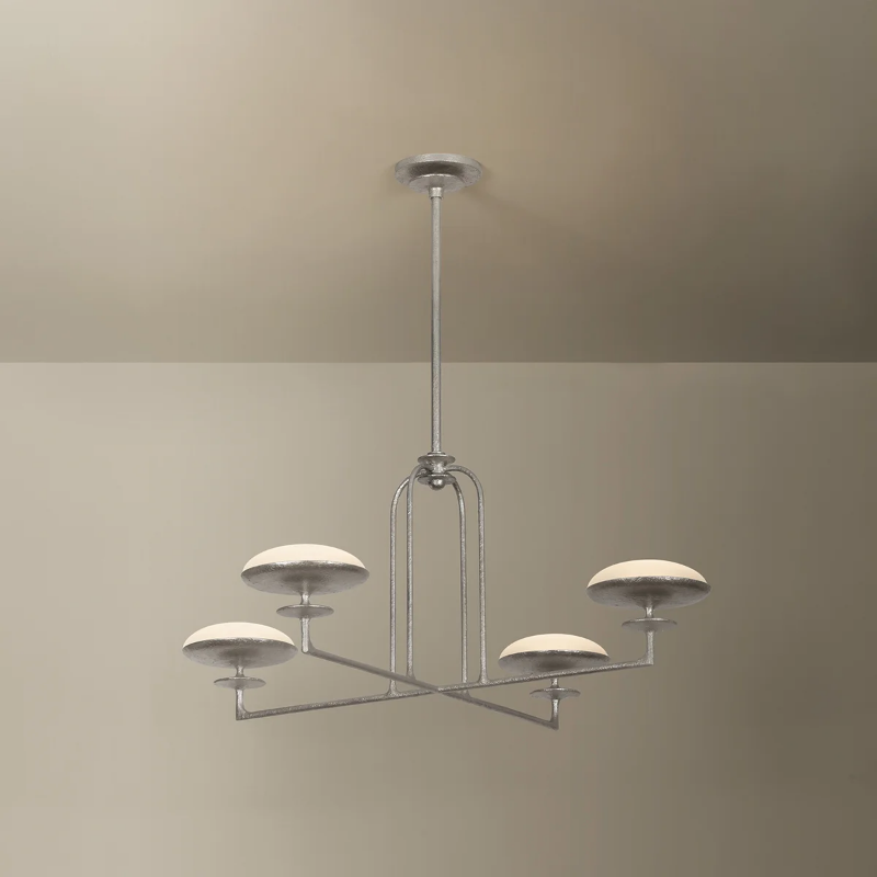 Troy F2139 Pacific 4-lt 39" LED Chandelier