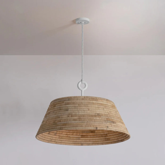 Troy B1907 Sequoia 1-lt 36" Pendant - Gesso White