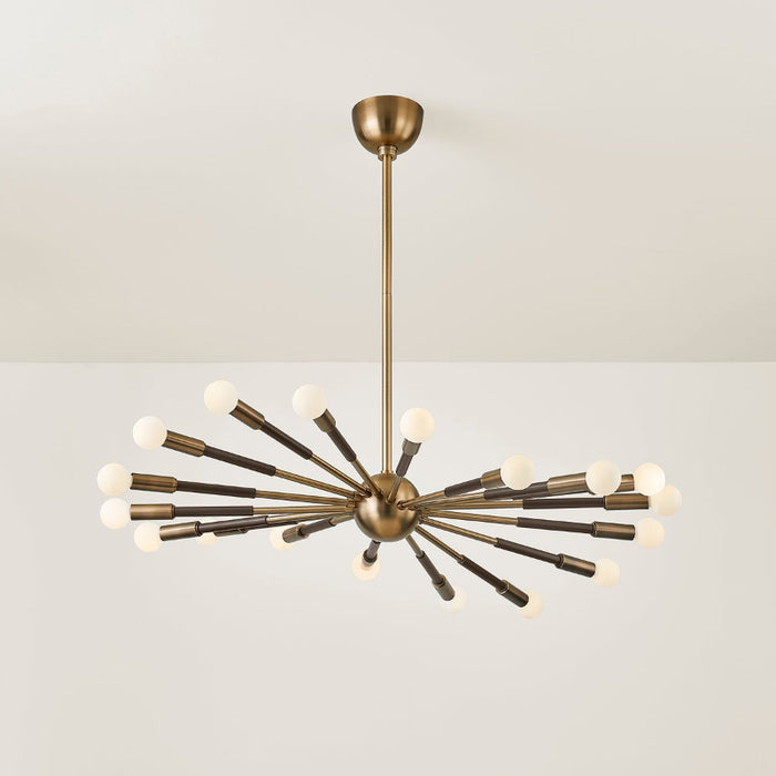 Troy F3036 Obie 18-lt 36" Chandelier