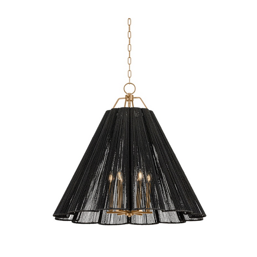 Troy F3436 Sonoma 6-lt 37" Pendant - Patina Gold Leaf