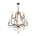 Troy F3516 Bordeaux 10-lt 32" Chandelier