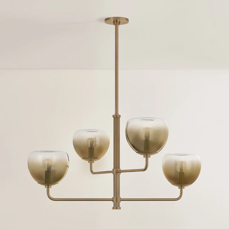 Troy F3734 August 4-lt 34" Chandelier