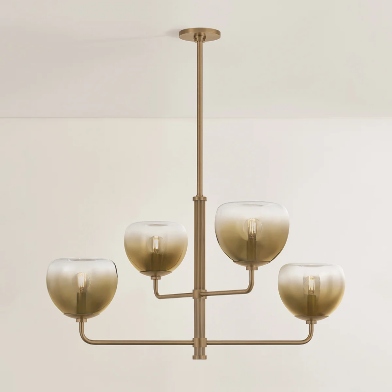 Troy F3734 August 4-lt 34" Chandelier