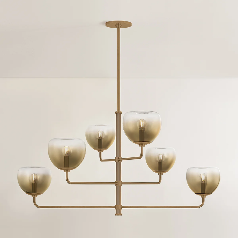 Troy F3745 August 6-lt 45" Chandelier