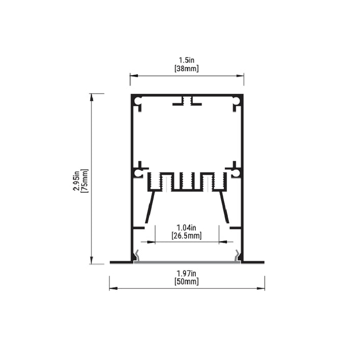 Eurofase F38 LED Architectural Linear, Recessed Mount