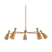Troy F4050 Spade 5-lt 49" LED Chandelier