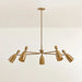 Troy F4050 Spade 5-lt 49" LED Chandelier