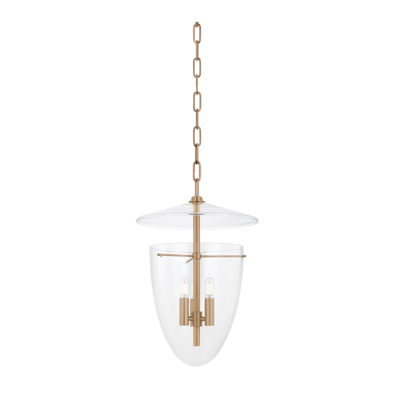 Troy F4414 Tully 3-lt 14" Lantern - Patina Brass