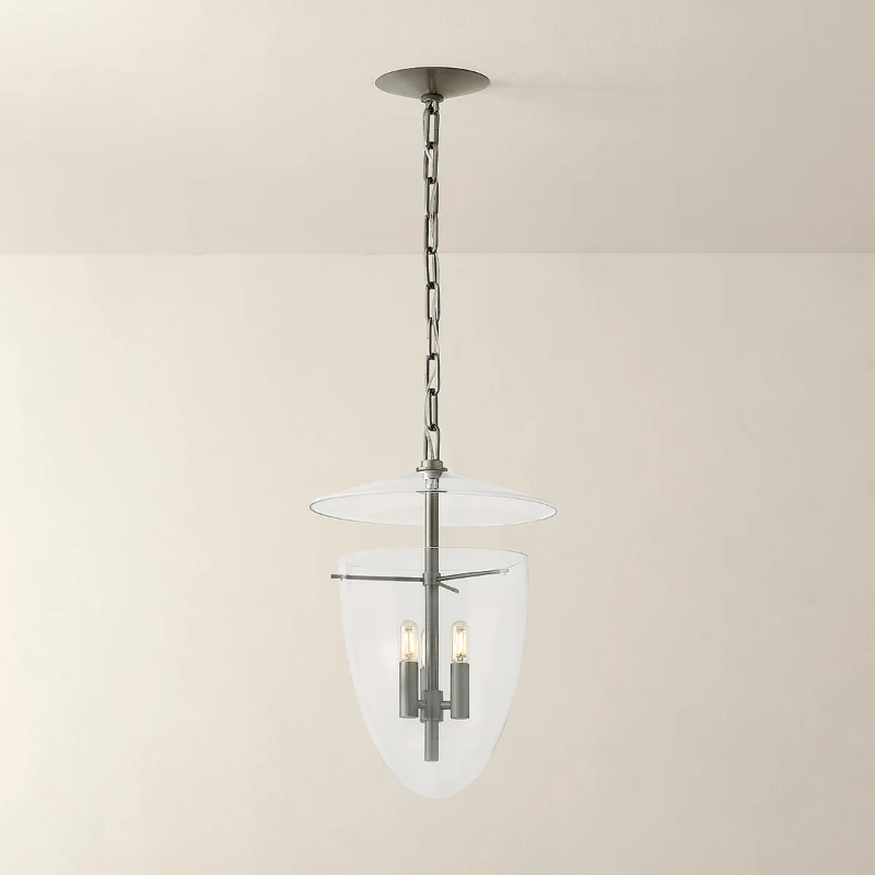 Troy F4414 Tully 3-lt 14" Lantern - Vintage Pewter