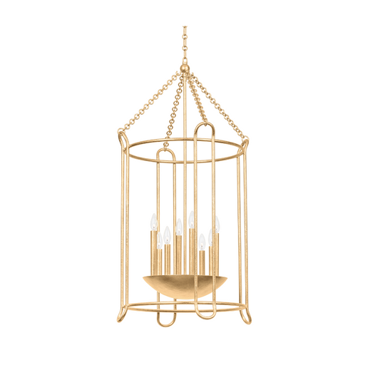 Troy F4625 Lassen 8-lt 24" Pendant - Vintage Gold Leaf