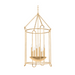 Troy F4625 Lassen 8-lt 24" Pendant - Vintage Gold Leaf