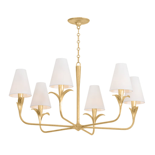 Troy F4740 Quill 6-lt 40" Chandelier