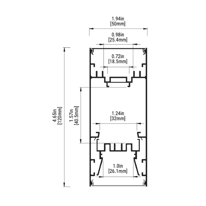 Eurofase F50 Wall Mount /Suspension LED Architectural Linear, Up & Downlight 120-277V/347V