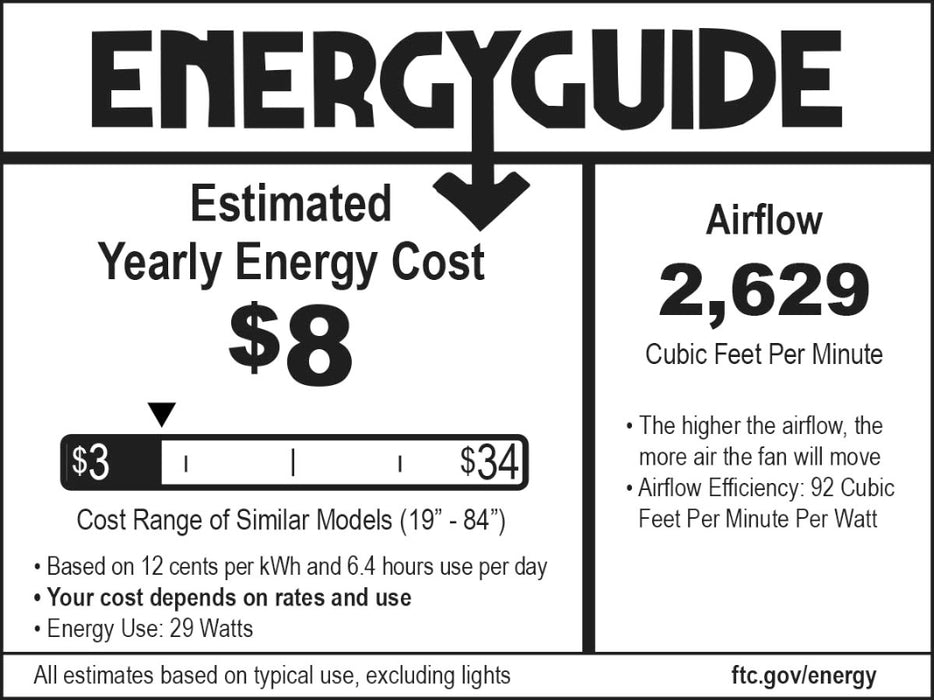 Minka Aire F518L Concept II 44" Ceiling Fan with LED Light Kit