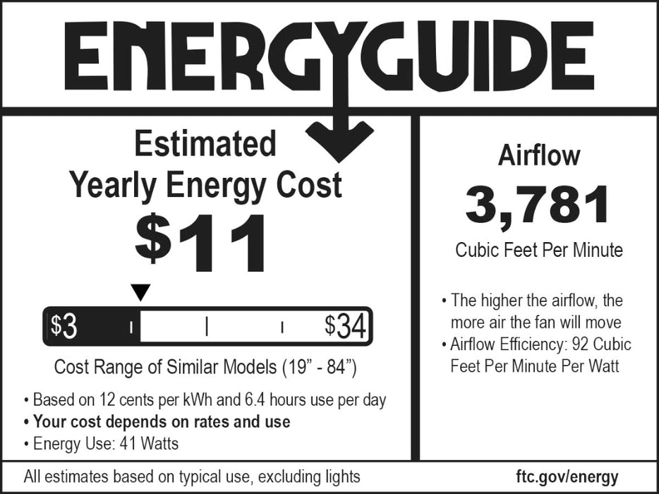 Minka Aire F534L Lun-Aire 54" Ceiling Fan with LED Light Kit