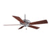 Minka Aire F568 Supra 52" Ceiling Fan - Brushed Steel