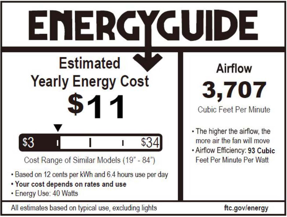 Minka Aire F623L Orb 54" Ceiling Fan with LED Light Kit