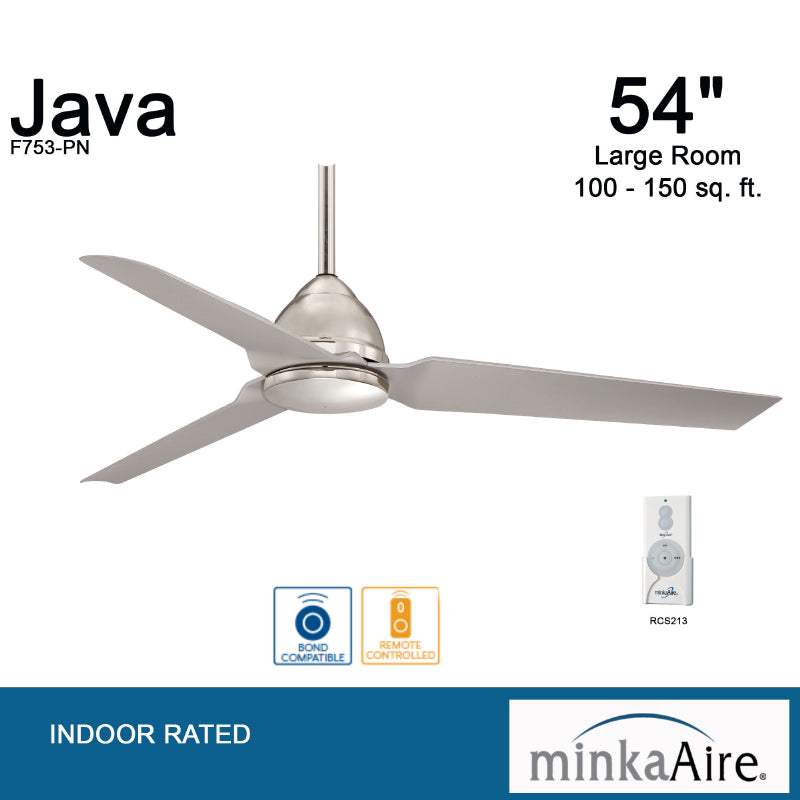 Minka Aire F753L Java LED 54" Ceiling Fan with LED Light Kit