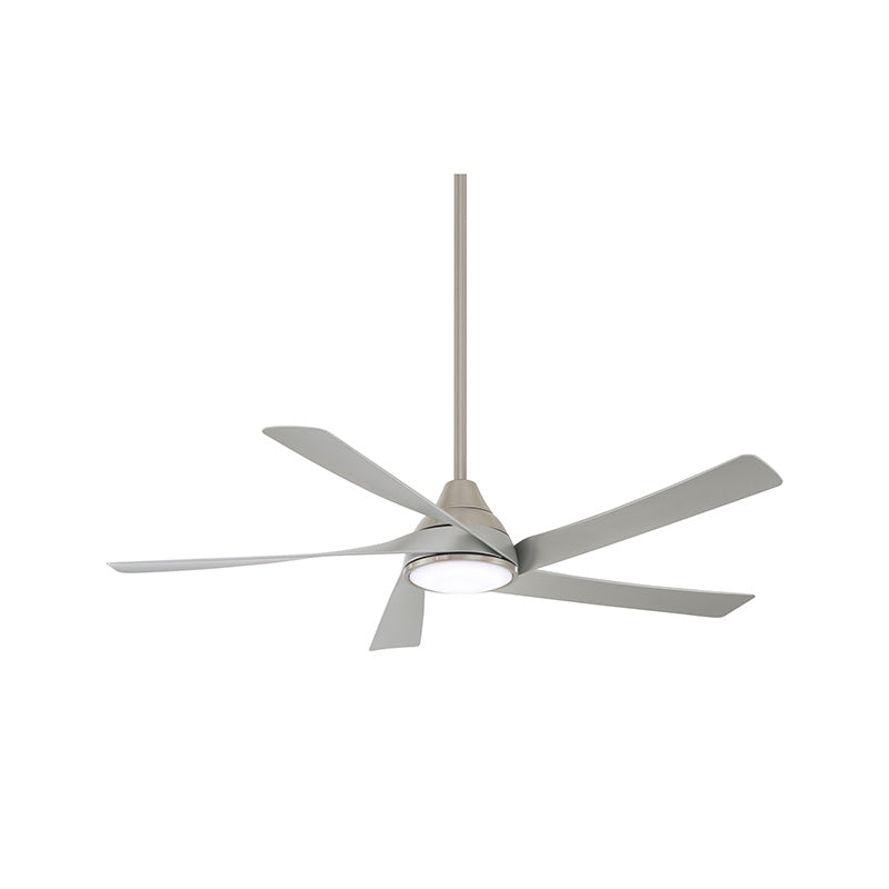Minka Aire F765L Transonic 56" Ceiling Fan with LED Light Kit - Brushed Nickel