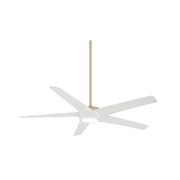 Minka Aire F767L Skymaster 65" Ceiling Fan with LED Light Kit - Soft Brass