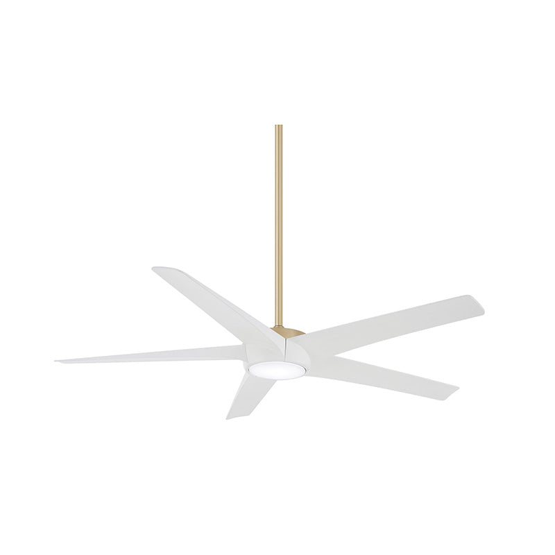 Minka Aire F767L Skymaster 65" Ceiling Fan with LED Light Kit - Soft Brass