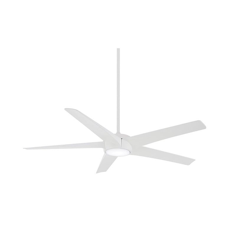 Minka Aire F767L Skymaster 65" Ceiling Fan with LED Light Kit - Flat White