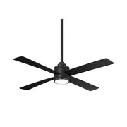 Minka Aire F796L Falco 54" Ceiling Fan with LED Light Kit - Coal Black