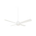 Minka Aire F796L Falco 54" Ceiling Fan with LED Light Kit - Flat White