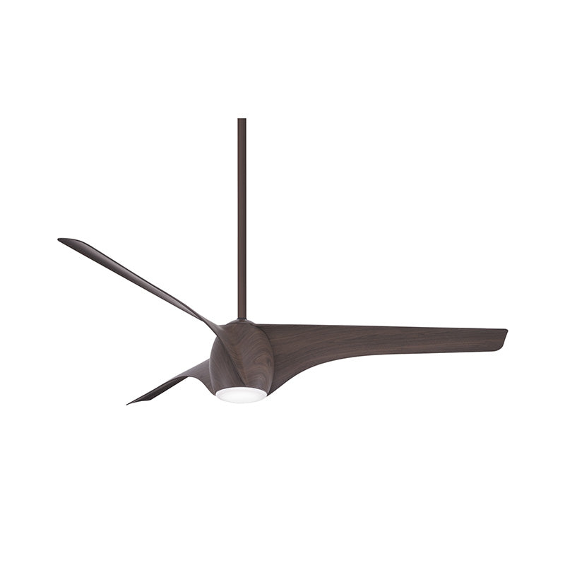 Minka Aire F839L Airewave 65" Ceiling Fan with LED Light Kit - Dark Maple