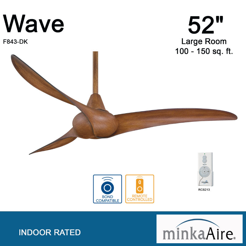 Minka Aire F843 Wave 52" Ceiling Fan