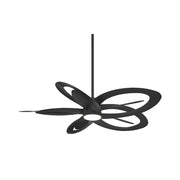 Minka Aire F862L Pinup 60" Ceiling Fan with LED Light Kit - Coal Black