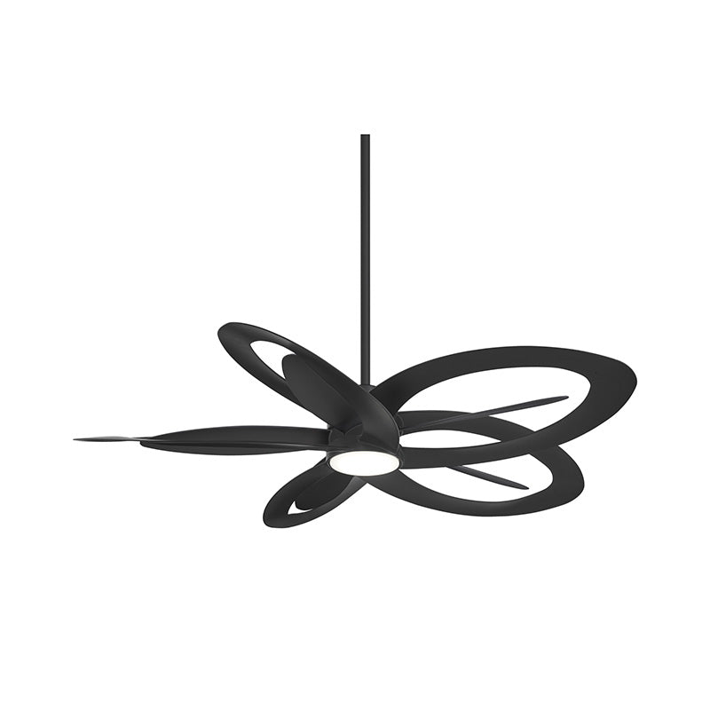 Minka Aire F862L Pinup 60" Ceiling Fan with LED Light Kit - Coal Black