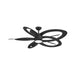 Minka Aire F862L Pinup 60" Ceiling Fan with LED Light Kit - Coal Black