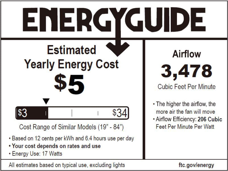 Minka Aire F868L Sleek 60" Smart Ceiling Fan with LED Light Kit