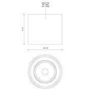 Kuzco FM10605-UNV Falco 5" LED Flush Mount