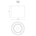 Kuzco FM10605-UNV Falco 5" LED Flush Mount
